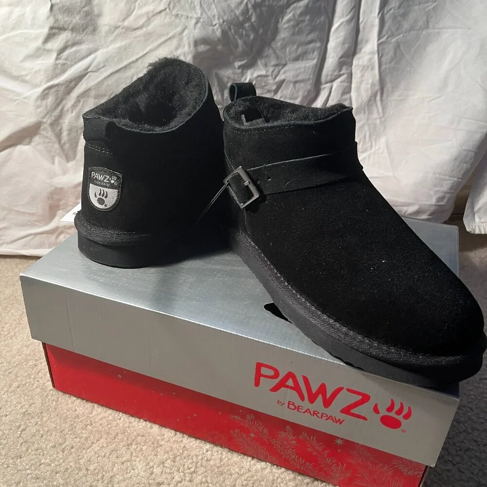 BearPaw short boots size 7 nwt - Picture 1 of 8